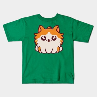 cute persian cat cartoon Kids T-Shirt